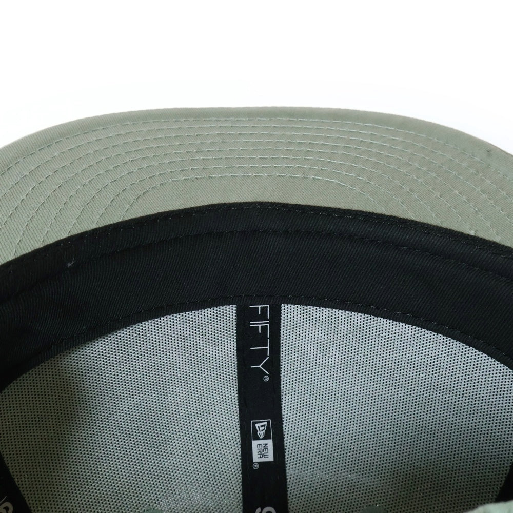 NEW ERA(ニューエラ) ロゴ刺繍 6パネル ベースボールキャップ 帽子 ライトグリーン