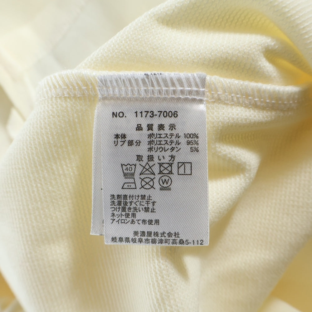 CONVERSE(コンバース) スニーカーロゴ刺繍 長袖トレーナー スウェット イエロー