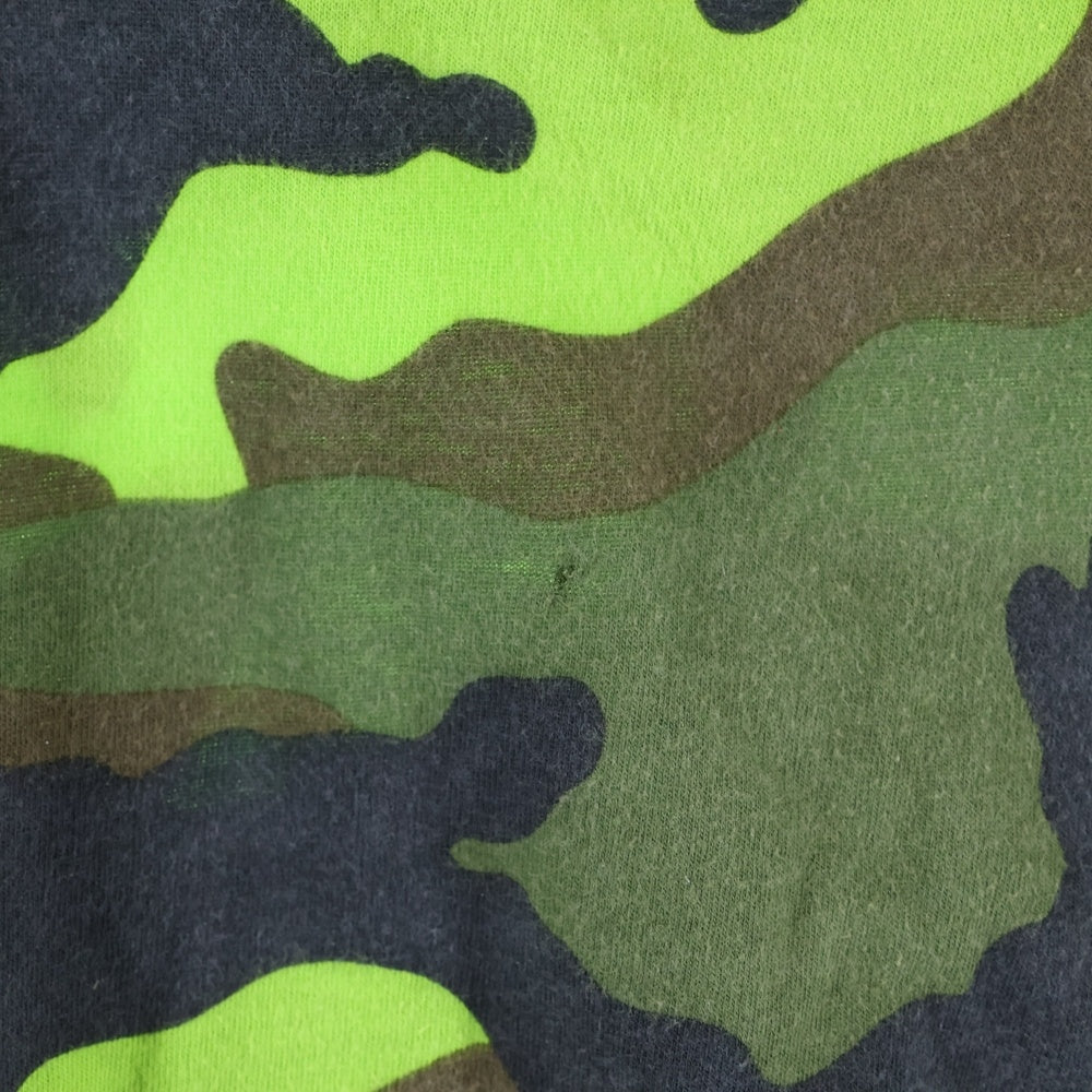 VALENTINO(ヴァレンティノ) カモフラ柄 コットン半袖Tシャツ カットソー グリーン
