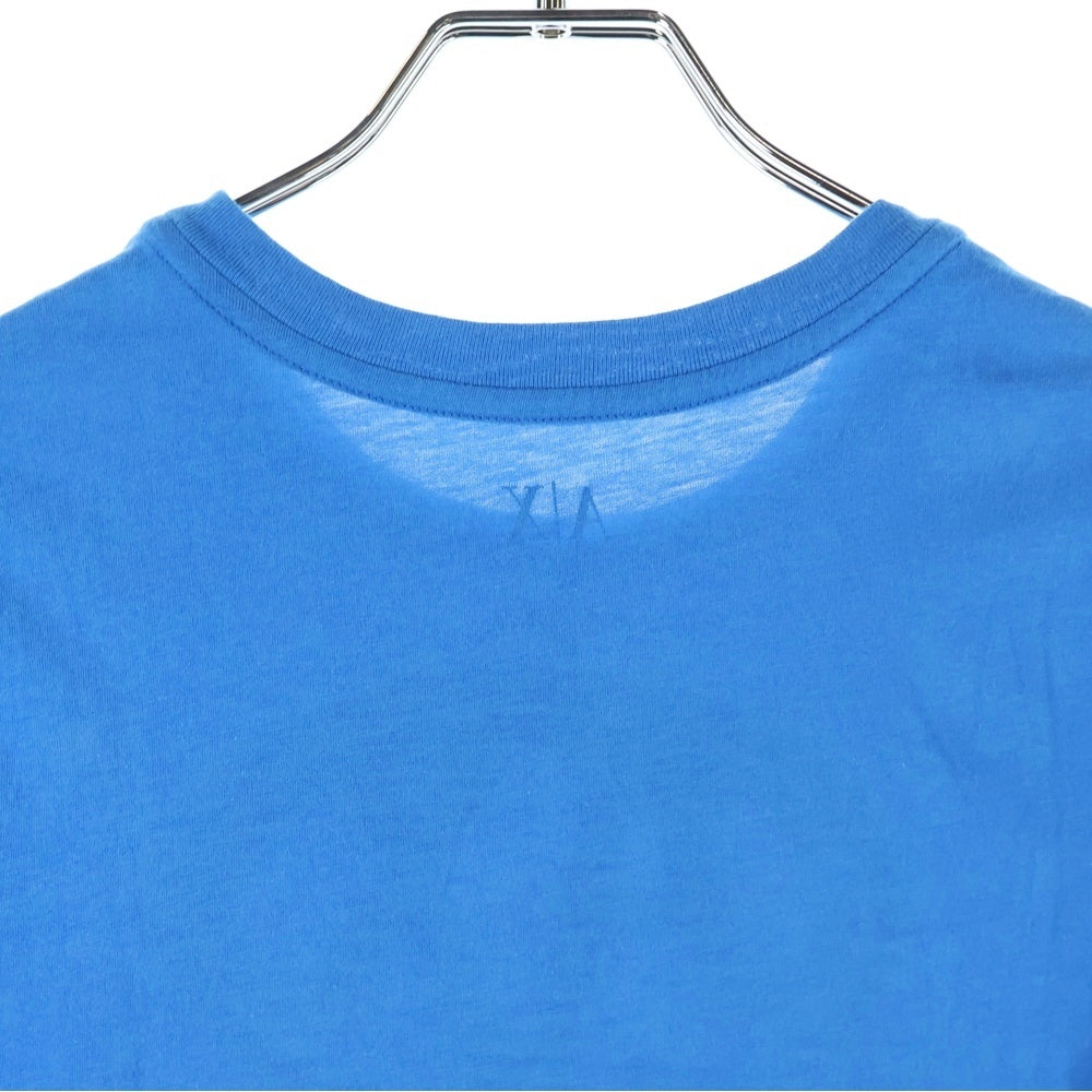 Armani Exchange(アルマーニ エクスチェンジ) ロゴプリントクルーネック半袖Tシャツ カットソー ブルー