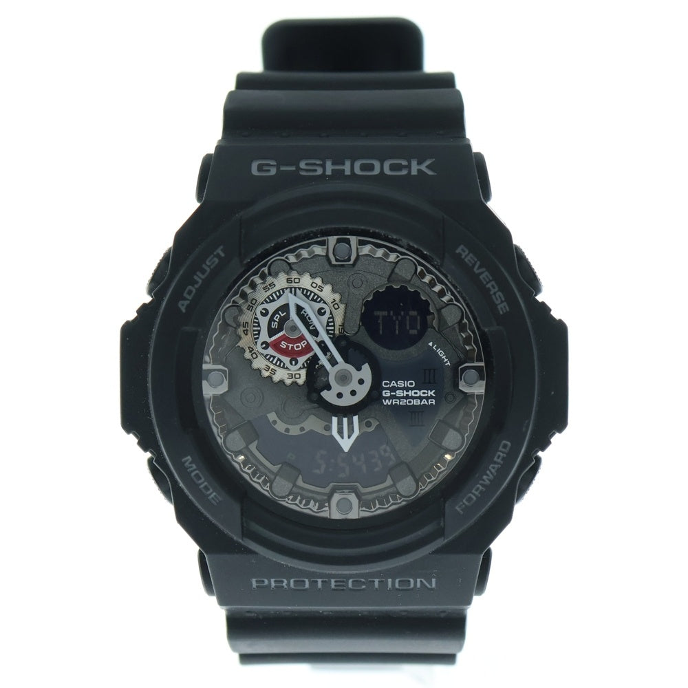 CASIO G-SHOCK(カシオ ジーショック) G-SHOCK デジタル文字盤 SS×ラバー/QZ 腕時計 ウォッチ ブラック GA-300