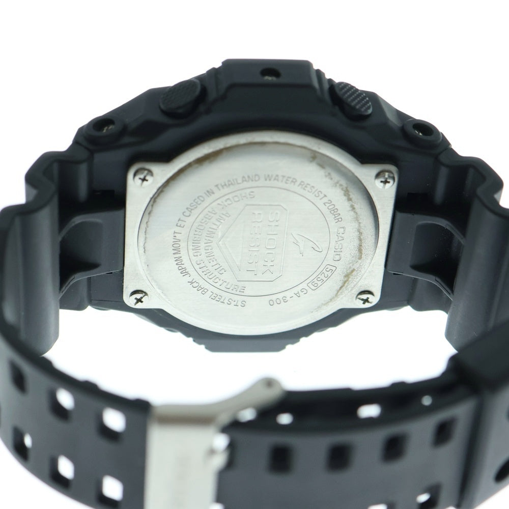 CASIO G-SHOCK(カシオ ジーショック) G-SHOCK デジタル文字盤 SS×ラバー/QZ 腕時計 ウォッチ ブラック GA-300