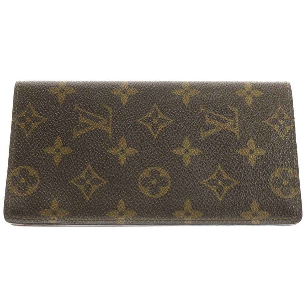 LOUIS VUITTON(ルイヴィトン) ポルト カルト クレディ モノグラム PVC ロングウォレット 二つ折り長財布 札入れ カードケース ブラウン M60825