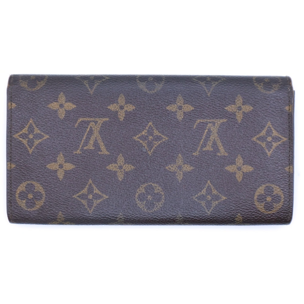 LOUIS VUITTON(ルイヴィトン) ポシェット ポルトモネ クレディ モノグラム PVC ロングウォレット 長財布 ブラウン