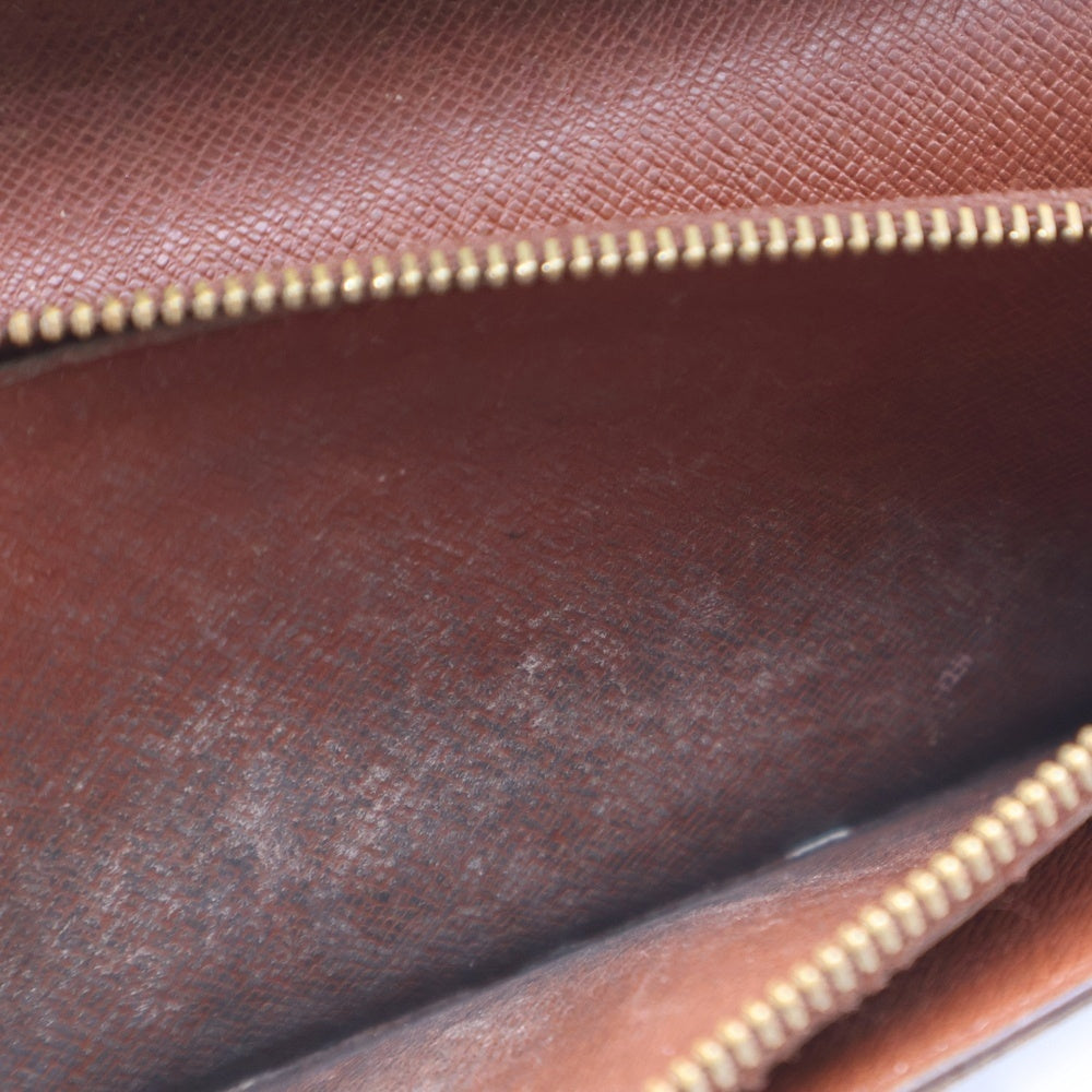 LOUIS VUITTON(ルイヴィトン) ポシェット ポルトモネ クレディ モノグラム PVC ロングウォレット 長財布 ブラウン