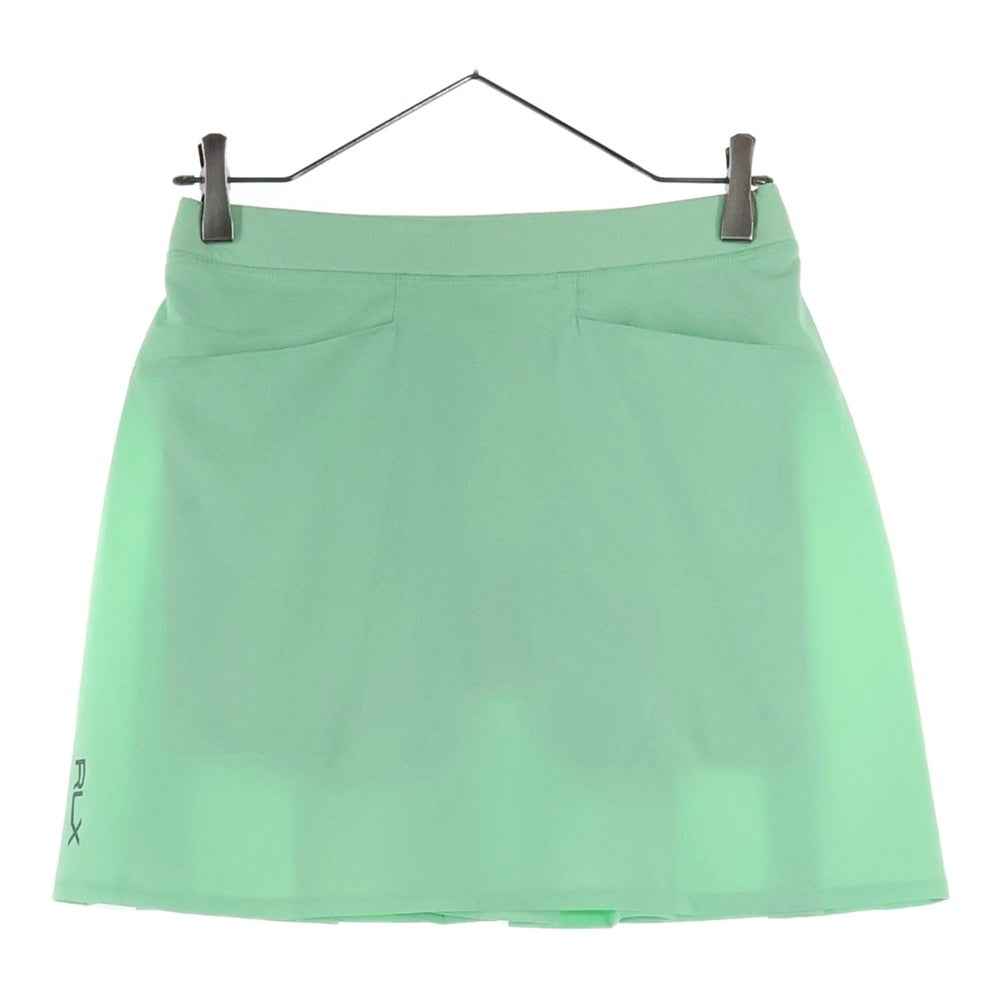 LAUREN RALPH LAUREN(ローレンラルフローレン) RLX プリーツミニスカート ミントグリーン レディース