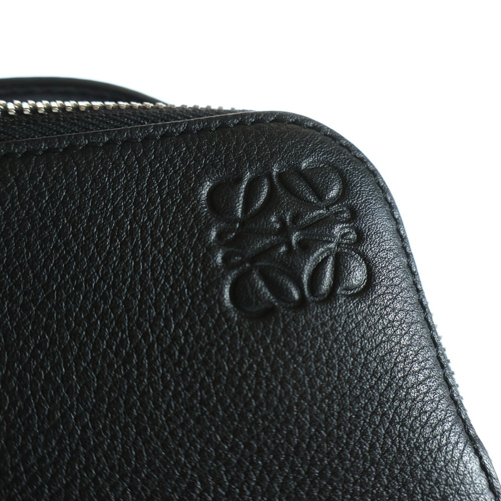 LOEWE(ロエベ) アナグラム カメラ クロスボディバッグ レザーショルダーバッグ ブラック