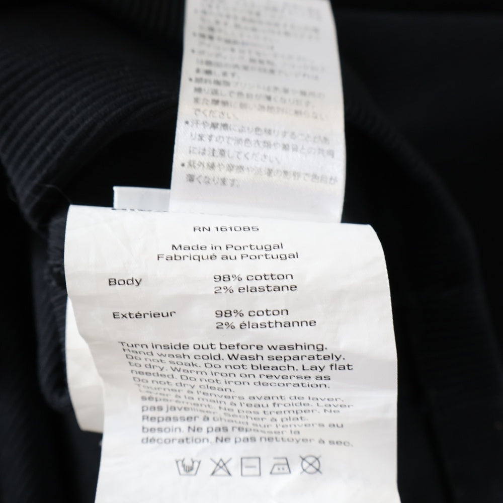 ALEXANDER WANG(アレキサンダーワン) Embossed Logo Cropped T-Shirt エンボスロゴ クロップド 半袖Tシャツ ブラック 4CC2241468 レディース