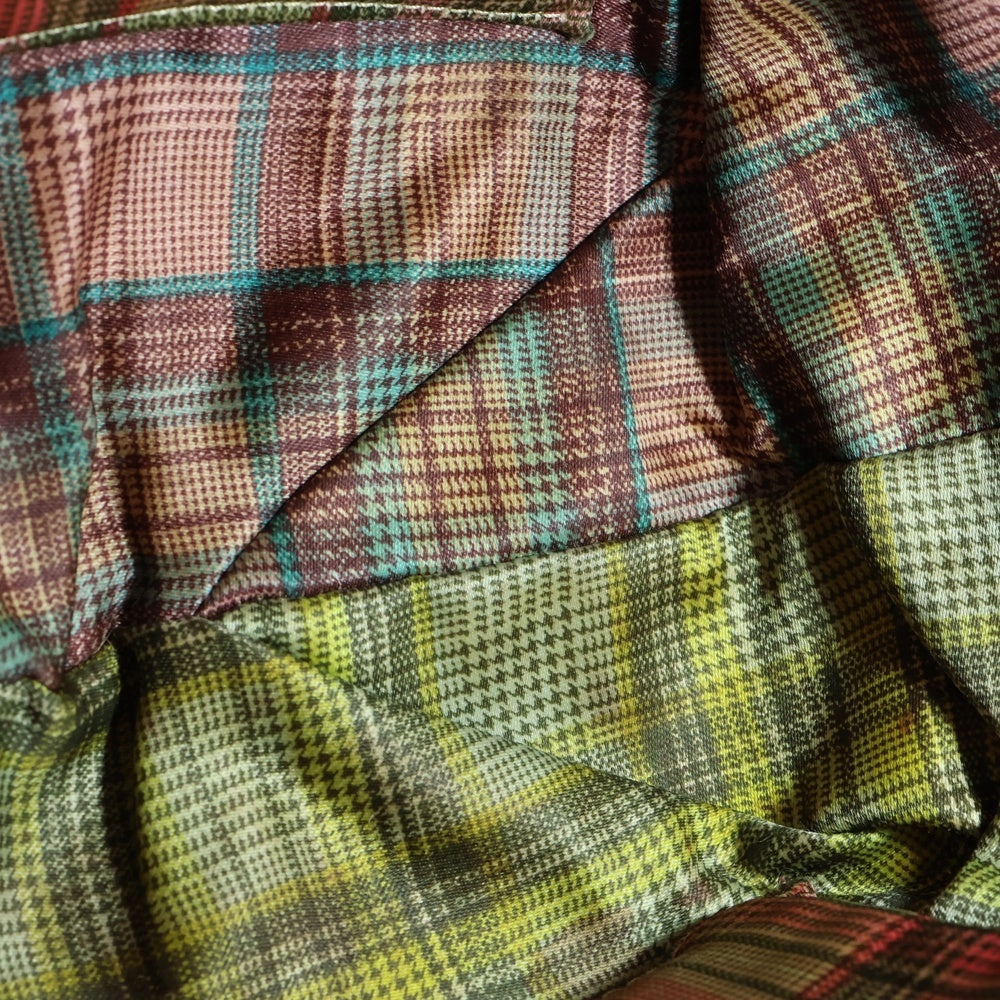 FRUTTI DI BOSCO(フルッティディボスコ) イントレチャート ハラコ コンビレザー ワンショルダーバッグ ブラウン/レッド