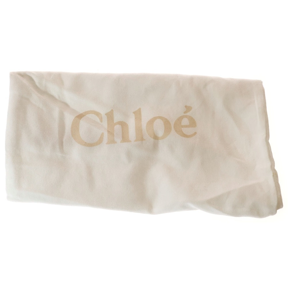 Chloe(クロエ) クロエC 型押しクロコ 2WAYショルダーバッグ ミニバッグ ハンドバッグ オレンジ×イエロー グラデーション レザー シルバー金具