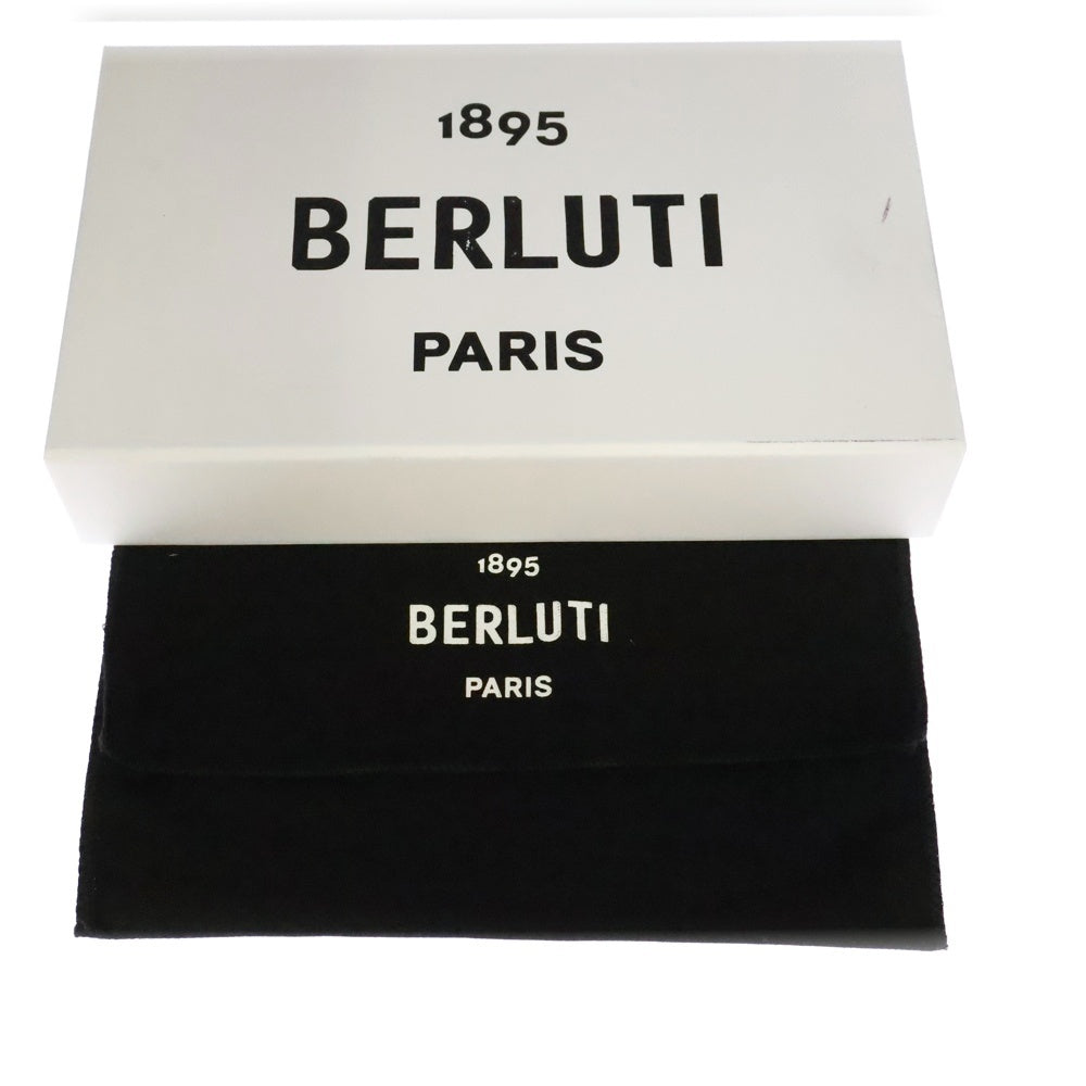 Berluti(ベルルッティ) カリグラフィ サンタル スクリット 二つ折り長財布 レザーロングウォレット