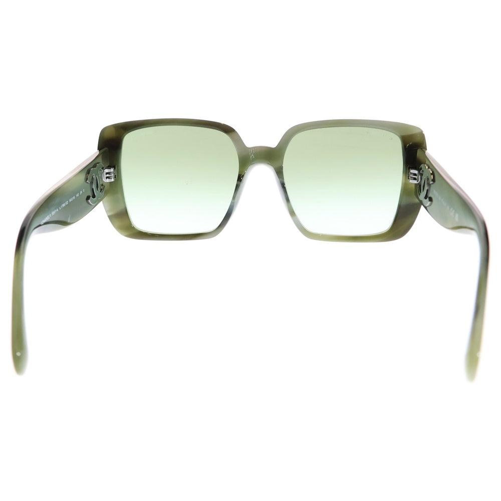 CHANEL(シャネル) アイウェア スクエアシェイプ グリーン #54□18