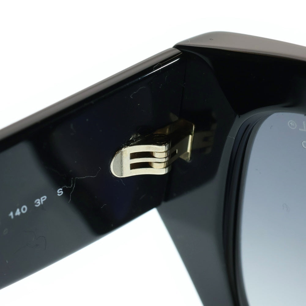 CHANEL(シャネル) スクエアシェイプ サングラス ラウンド ココマーク ブラック アセテート アイウェア 5506-A