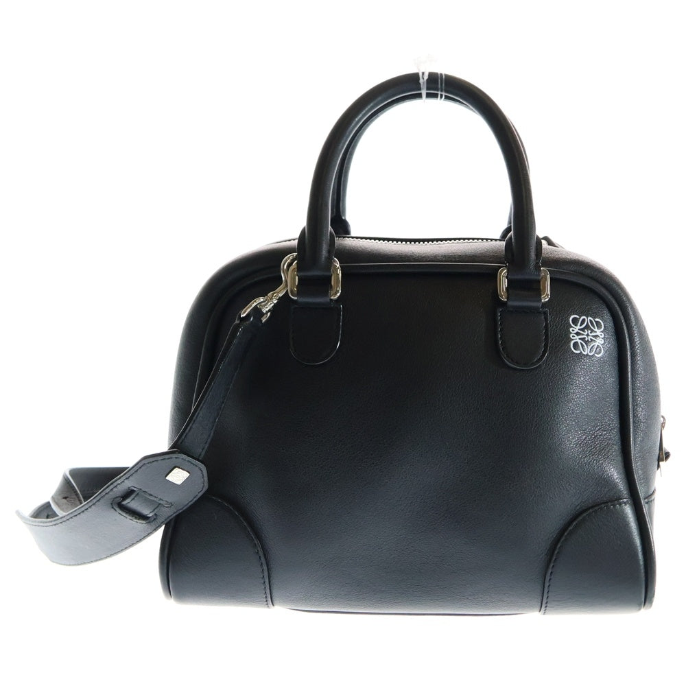 LOEWE(ロエベ) アマソナ75 スモール ブラック レザー 2WAY ハンドバッグ ショルダーバッグ