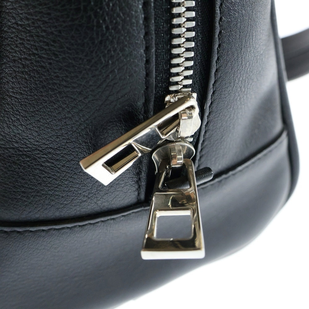 LOEWE(ロエベ) アマソナ75 スモール ブラック レザー 2WAY ハンドバッグ ショルダーバッグ