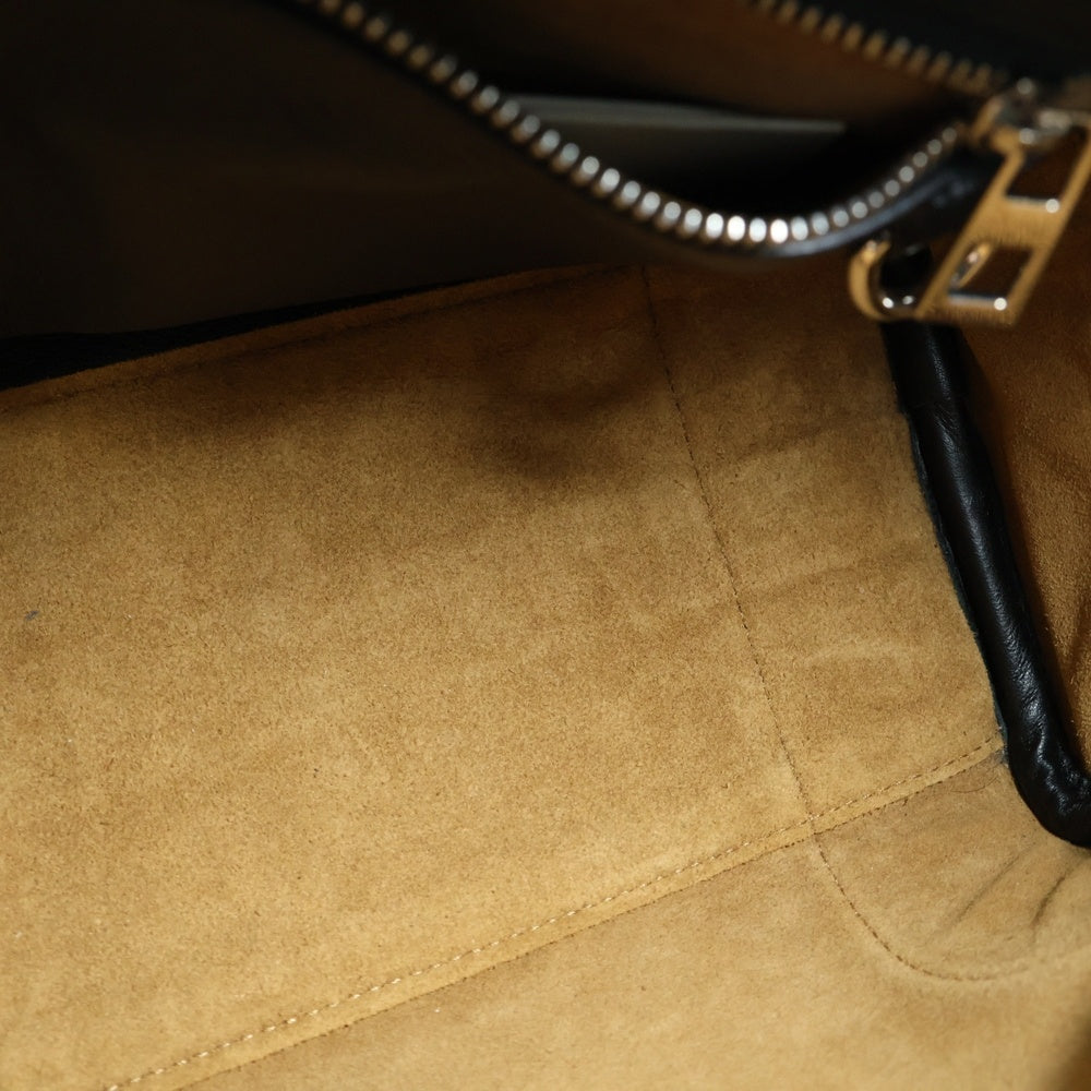 LOEWE(ロエベ) アマソナ75 スモール ブラック レザー 2WAY ハンドバッグ ショルダーバッグ