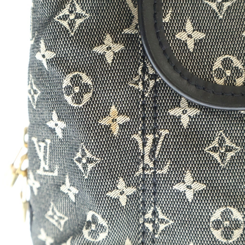 LOUIS VUITTON(ルイヴィトン) モノグラムミニ サックマリーケイト ハンドバッグ ミニバッグ ネイビー ゴールド金具 レザー×キャンバス M92508