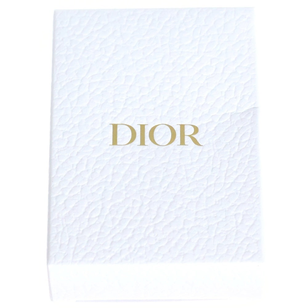 DIOR(ディオール) ワールドマップ スター レザー ノベルティ バッグチャーム キーホルダー シルバー/グレー