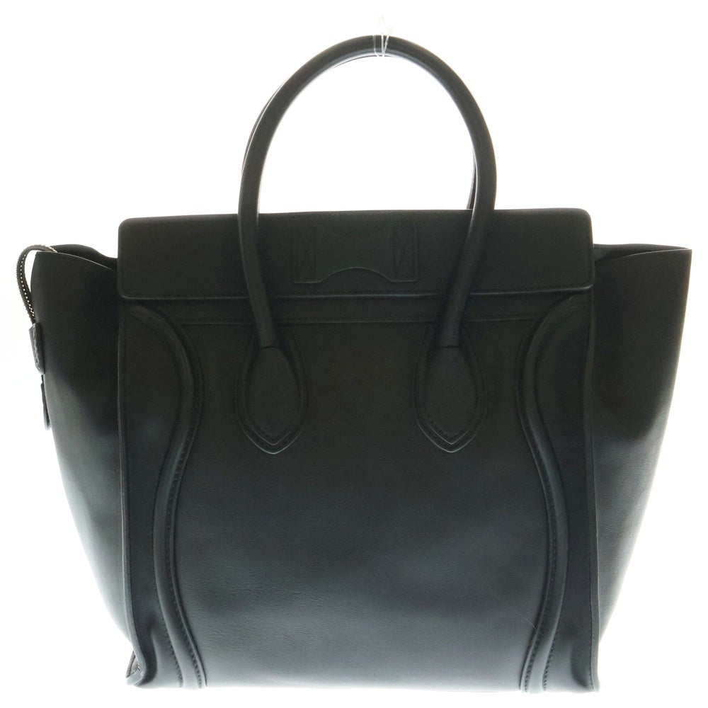 CELINE(セリーヌ) ラゲージ ミニショッパー ブラック レザー ハンドバッグ