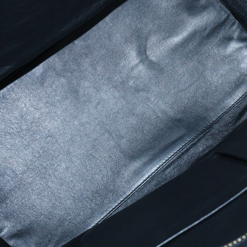 CELINE(セリーヌ) ラゲージ ミニショッパー ブラック レザー ハンドバッグ