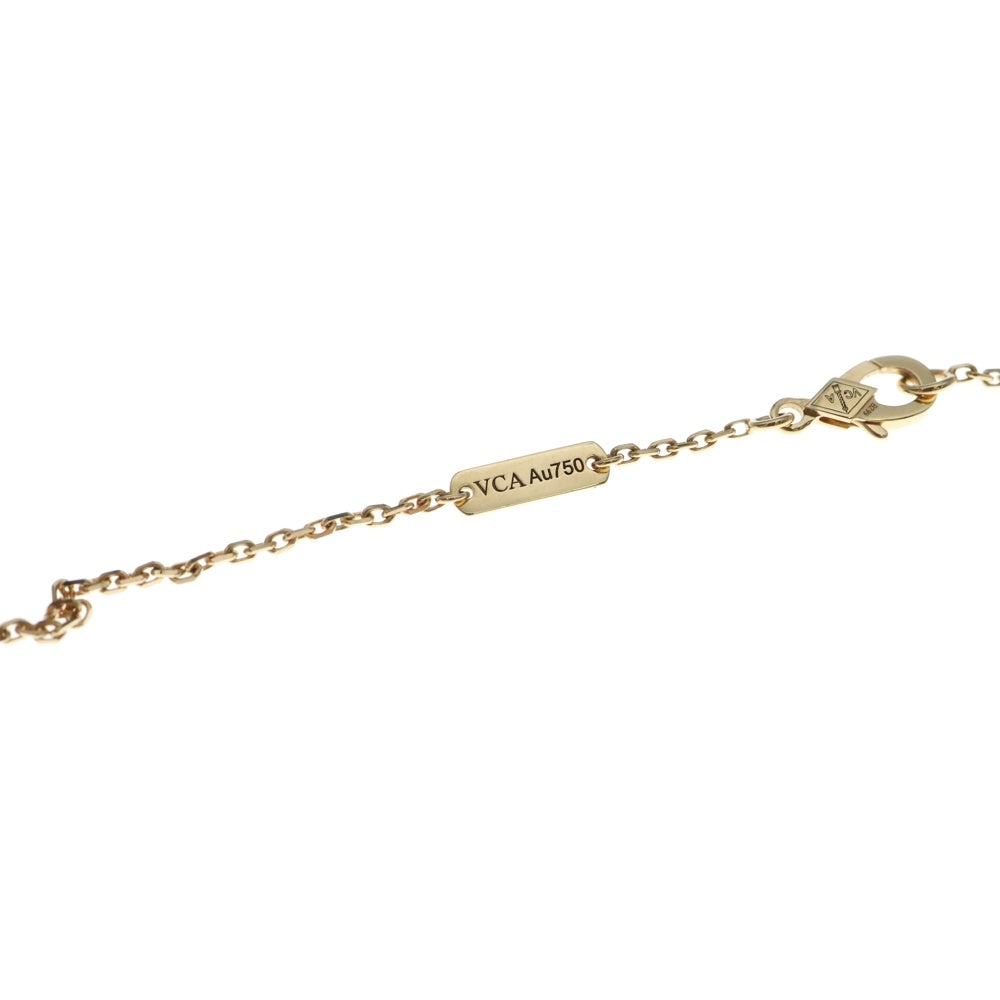 Van Cleef & Arpels(ヴァンクリーフアンドアーペル) ラッキースプリング プラムブロッサム マザーオブパール ネックレス ピンクゴールド K18PG VCARP9X100 ジュエリー