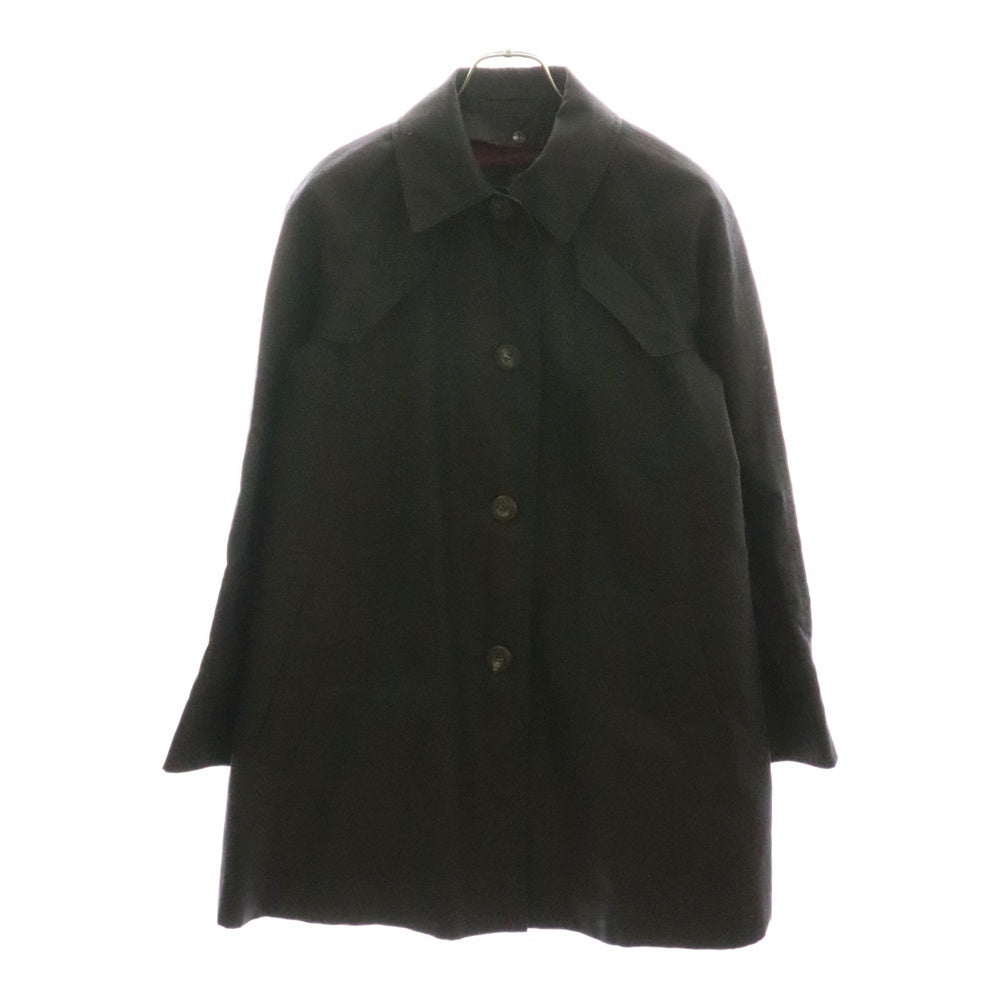 Aquascutum(アクアスキュータム) ライナー付ボタン刻印ショート丈コート ブラウン