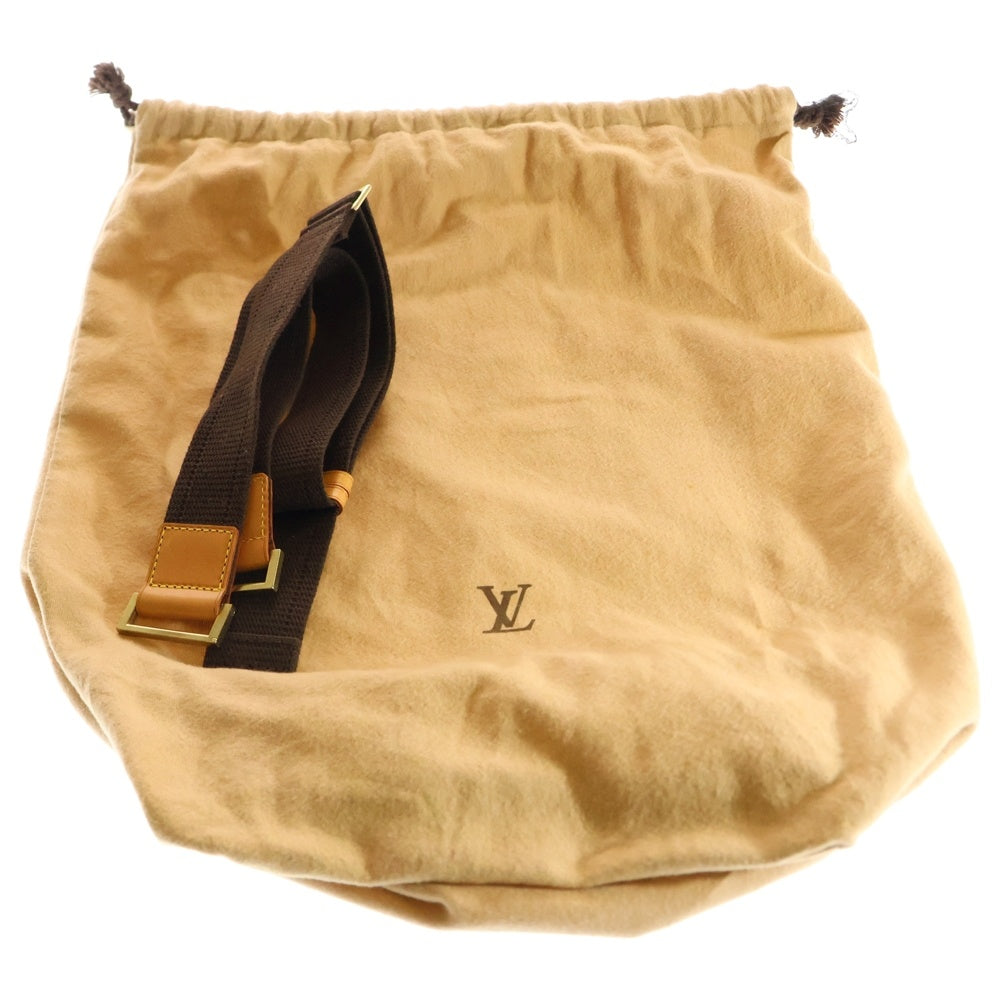 LOUIS VUITTON(ルイヴィトン) モノグラム パックオール サックアド ブラウン PVC ショルダーバッグ M51132