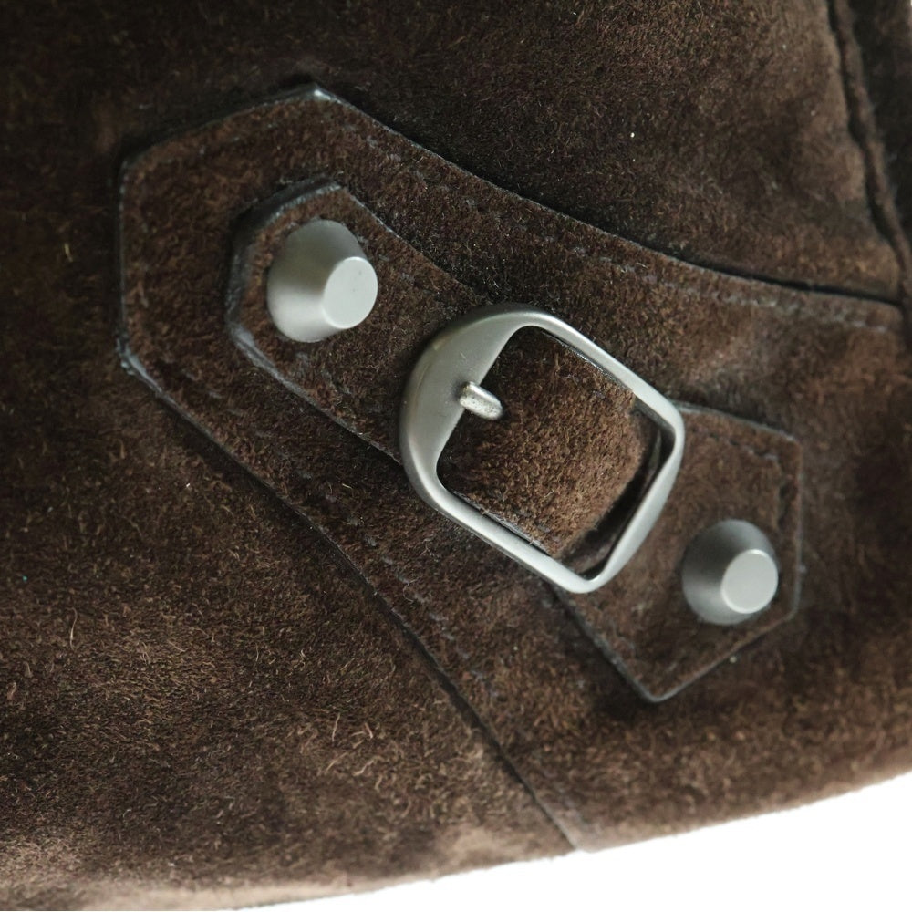 BALENCIAGA(バレンシアガ) ザ・ワーク ハンドバッグ トートバッグ ブラウン スエード シルバー金具