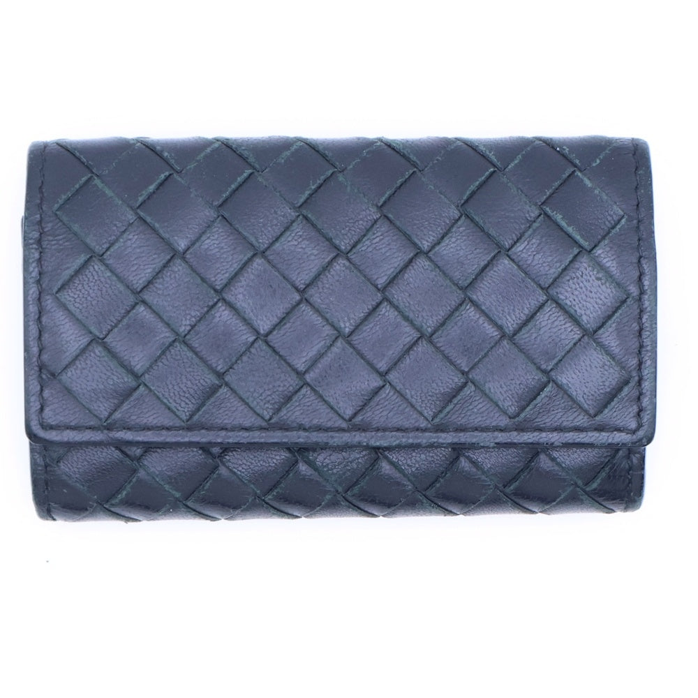 BOTTEGA VENETA(ボッテガヴェネタ) イントレチャート レザー コインケース 財布 ブラック