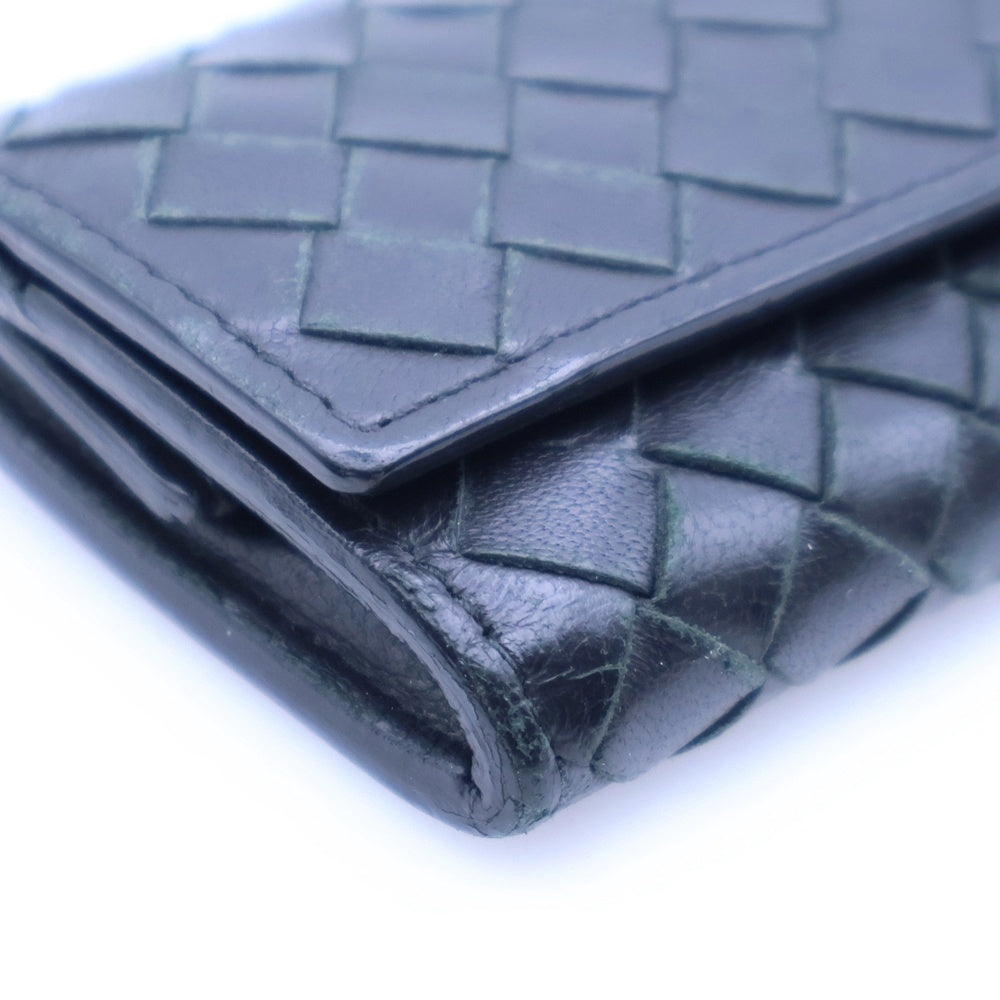 BOTTEGA VENETA(ボッテガヴェネタ) イントレチャート レザー コインケース 財布 ブラック