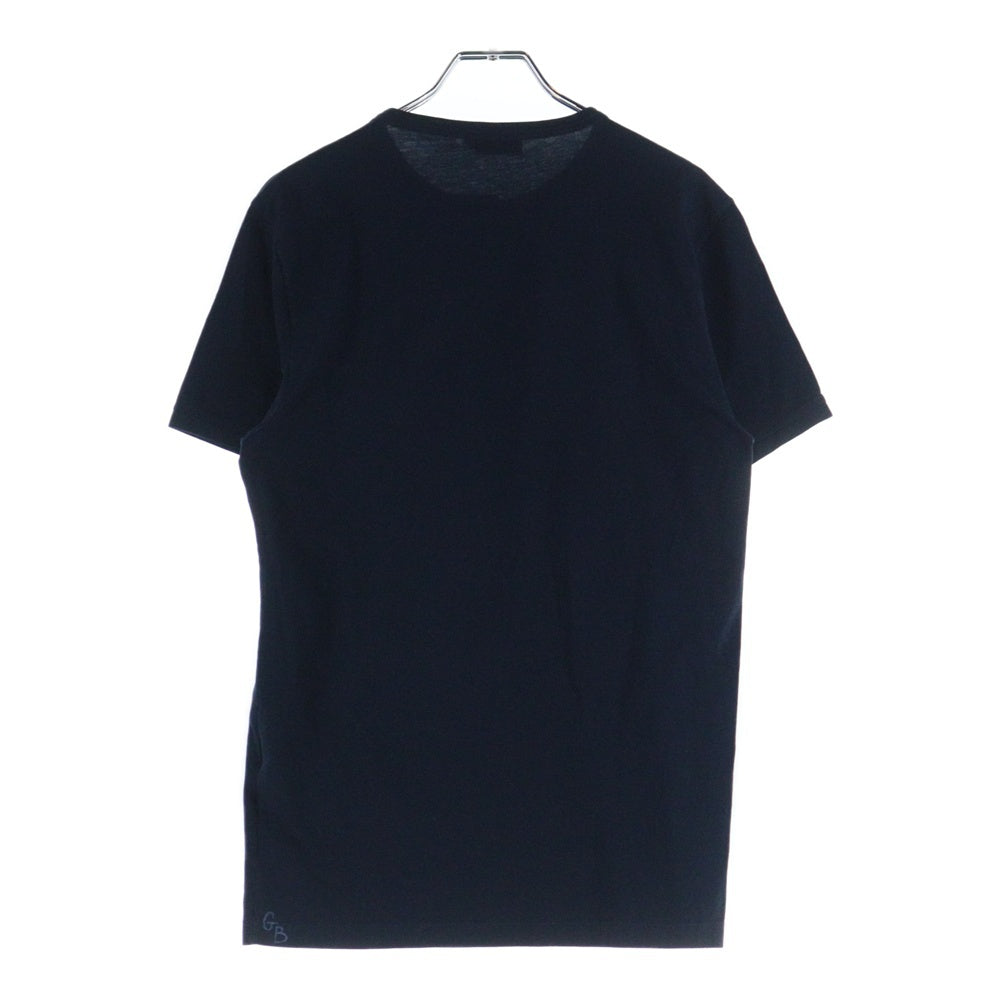 MONCLER(モンクレール) ロゴ グラフィックプリント クルーネック 半袖Tシャツ カットソー ネイビー 310918002150 82565