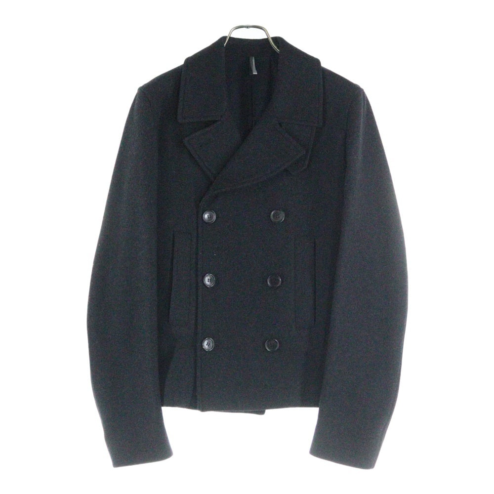 Dior HOMME(ディオールオム) メルトンウール ダブルブレスト Pコート チャコール/グレー 233C433A2068