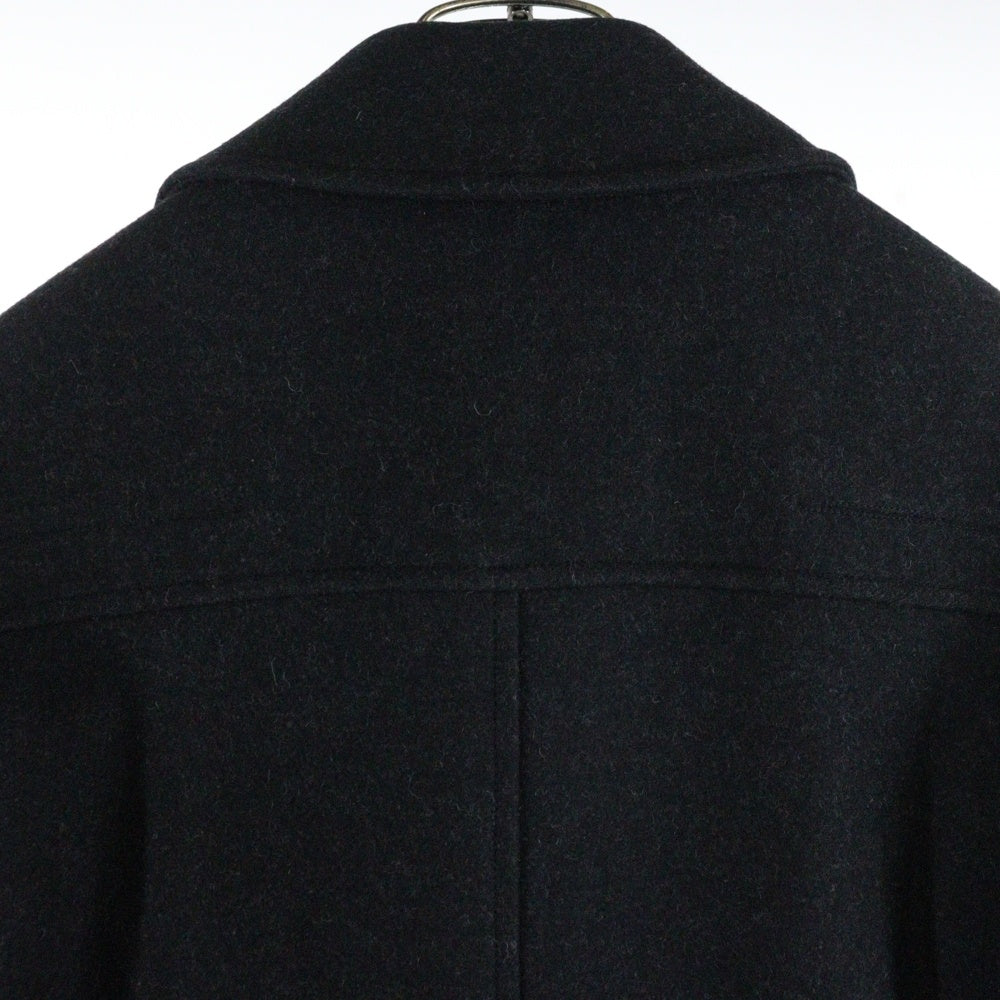Dior HOMME(ディオールオム) メルトンウール ダブルブレスト Pコート チャコール/グレー 233C433A2068