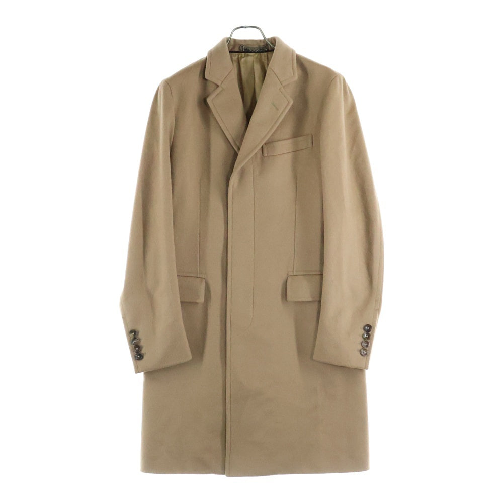 GUCCI(グッチ) ウール 3B 比翼ボタン チェスター ロング コート ベージュ 48TFF0