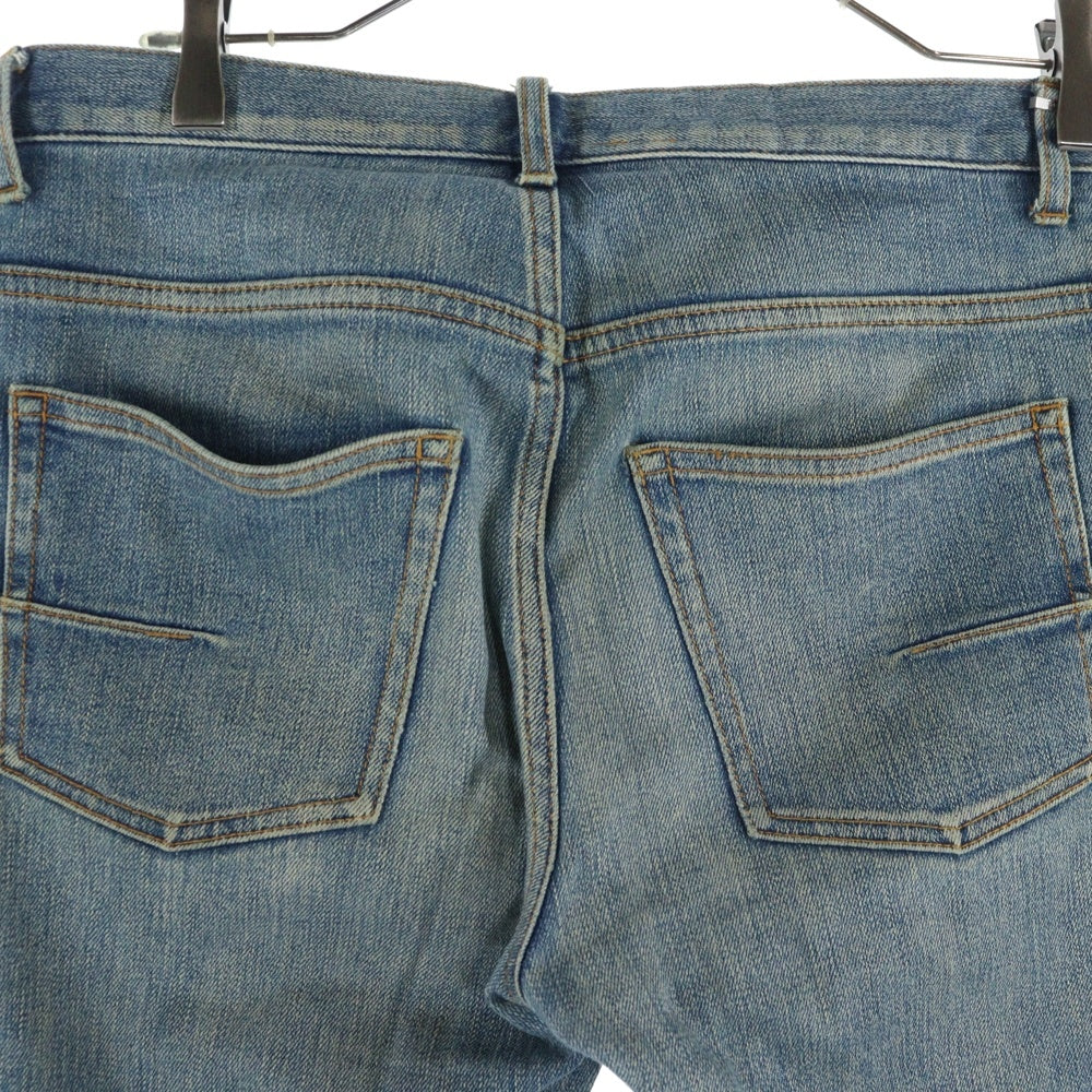 Dior HOMME(ディオールオム) 13AW ウォッシュ加工 スリム テーパードデニムパンツ ジーンズ インディゴ 163D019TY060