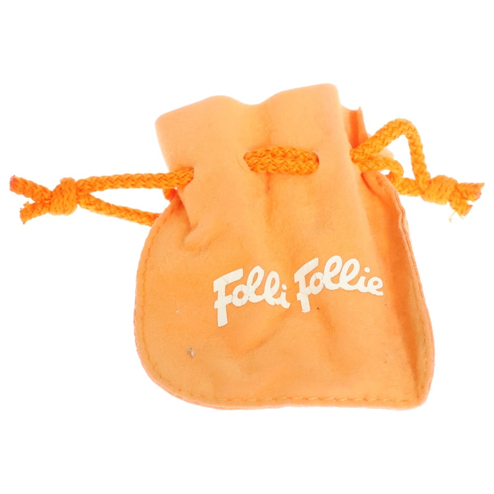 Folli Follie(フォリフォリ) ハートモチーフ ラインストーン チェーンネックレス シルバー レディース