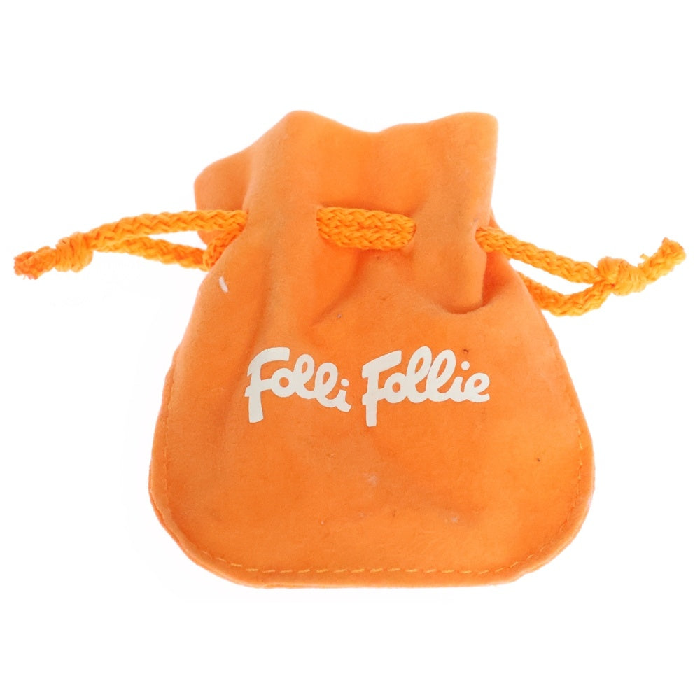 Folli Follie(フォリフォリ) ハートモチーフ ラインストーン チェーンネックレス シルバー レディース