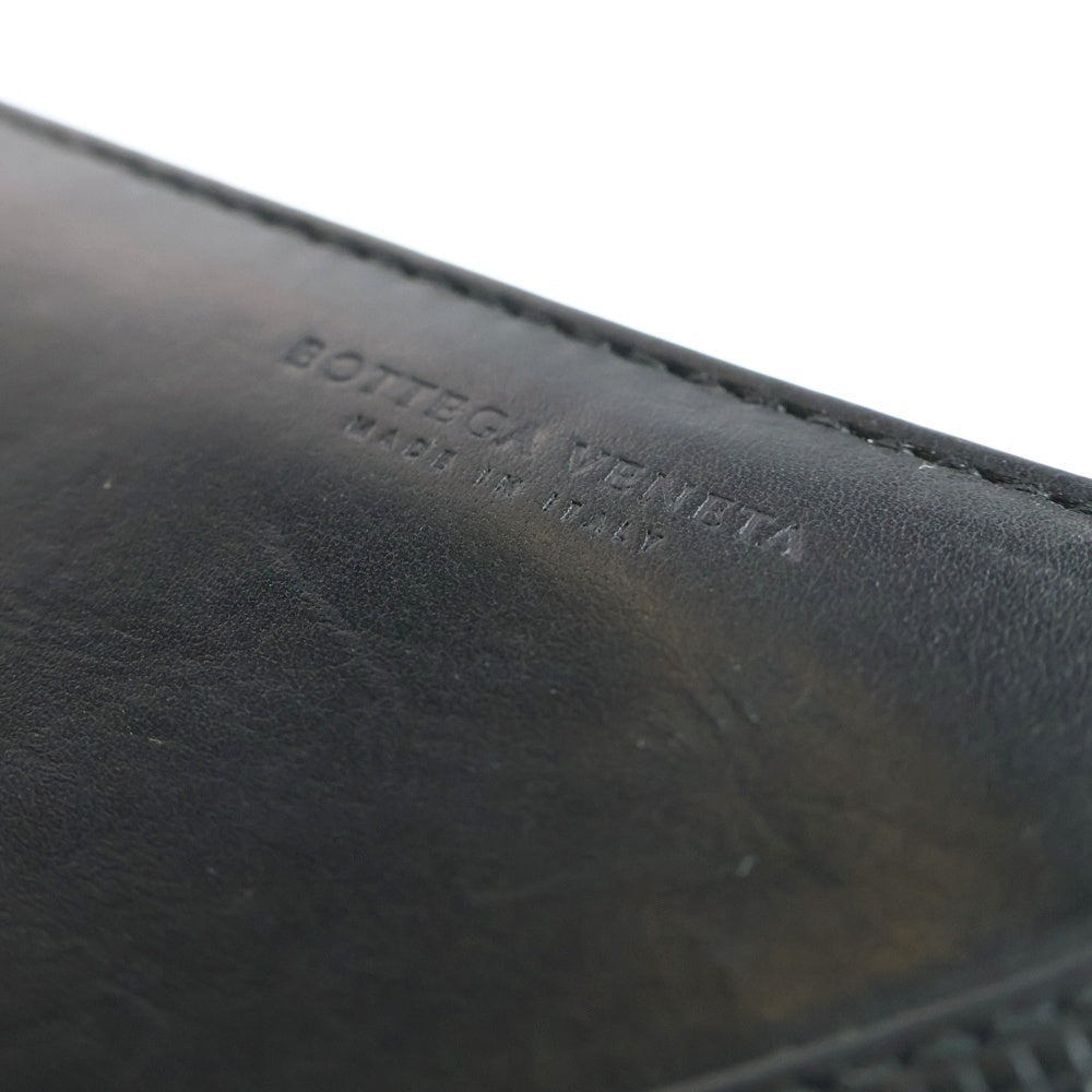 BOTTEGA VENETA(ボッテガヴェネタ) マルコポーロ ラウンドジップレザーロングウォレット 長財布 ブラック