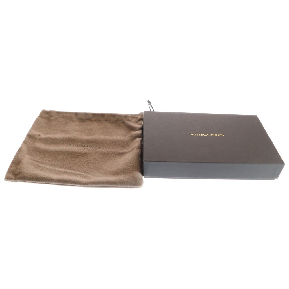 BOTTEGA VENETA(ボッテガヴェネタ) マルコポーロ ラウンドジップレザーロングウォレット 長財布 ブラック
