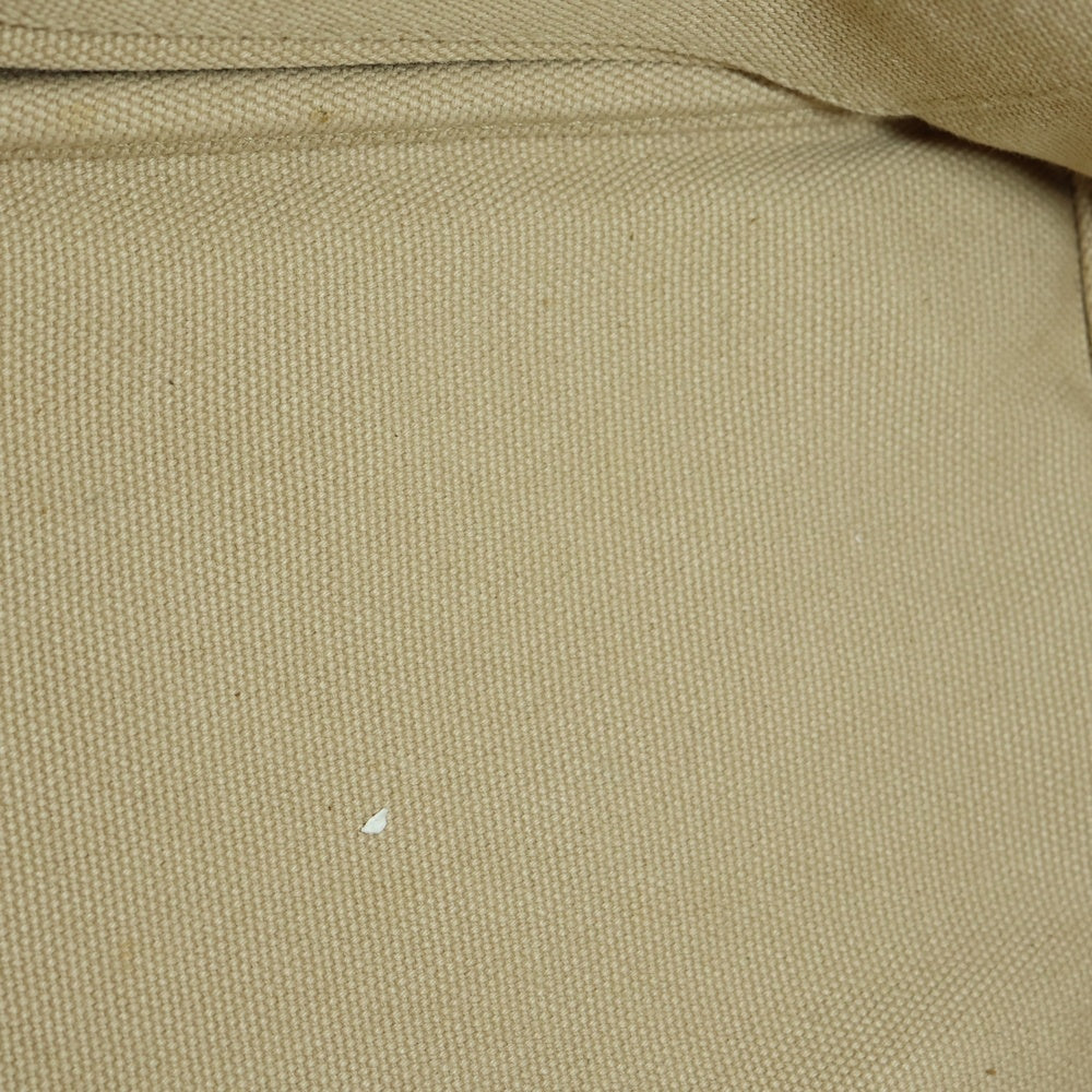 PRADA(プラダ) ビジューカナパ 2wayハンドバッグ ショルダーバッグ ゴールド金具 アイボリー キャンバス B2439O