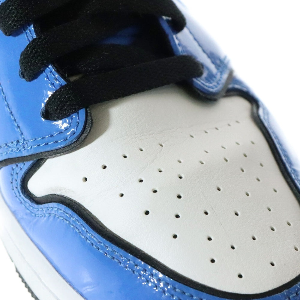 NIKE(ナイキ) AIR JORDAN 1 MID SIGNAL BLUE エアジョーダン1 ミッド SE シグナルブルー ハイカットスニーカー ブルー 27cm DD6834-402