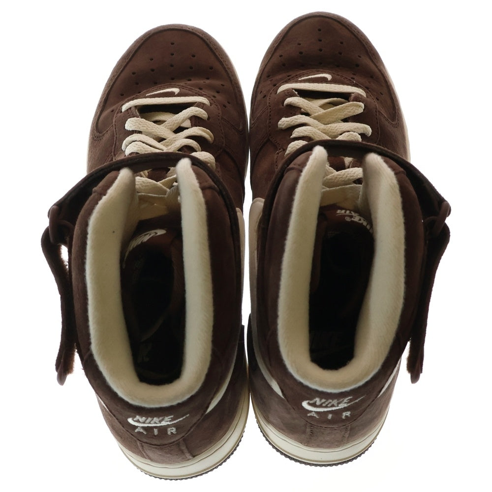 NIKE(ナイキ) AIR FORCE 1 MID 07 QS CHOCOLATE エアフォース1 チョコレート ミッドカットスニーカー ブラウン US9/27cm DM0107-200