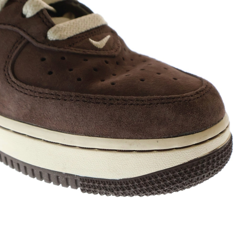 NIKE(ナイキ) AIR FORCE 1 MID 07 QS CHOCOLATE エアフォース1 チョコレート ミッドカットスニーカー ブラウン US9/27cm DM0107-200
