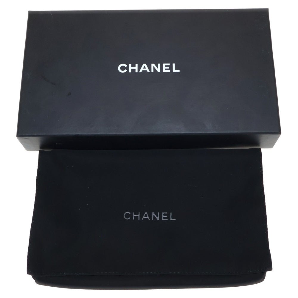 CHANEL(シャネル) マトラッセ タイムレスクラシック ラムレザー ロングフラップウォレット 長財布 グリーン