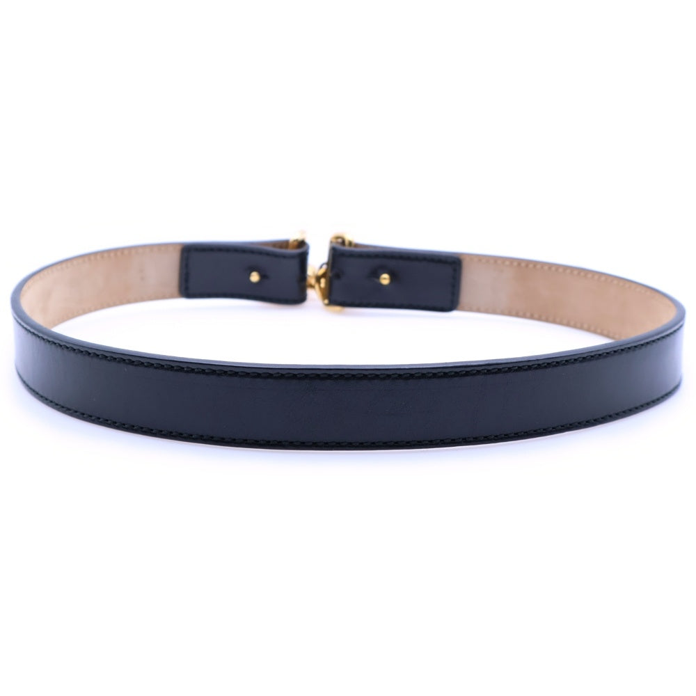 GUCCI(グッチ) レディース レザー ベルト ゴールド金具 S