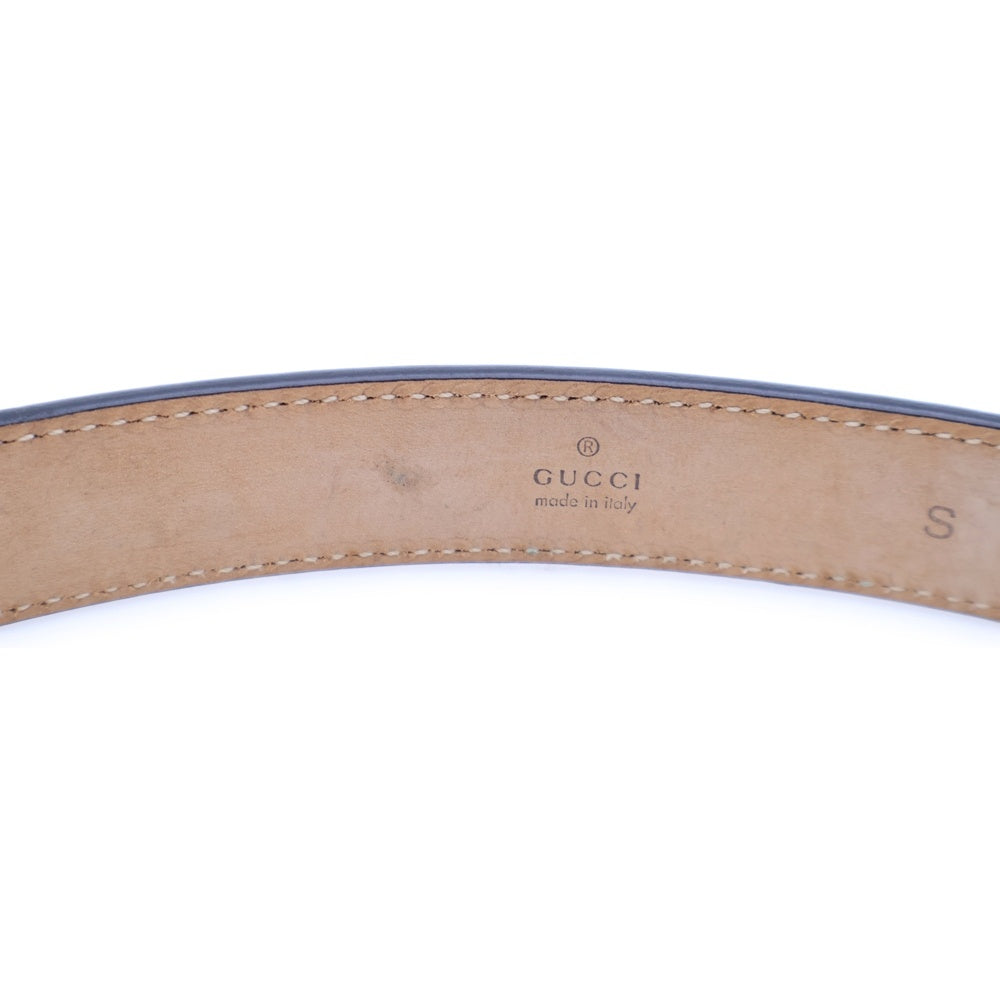 GUCCI(グッチ) レディース レザー ベルト ゴールド金具 S