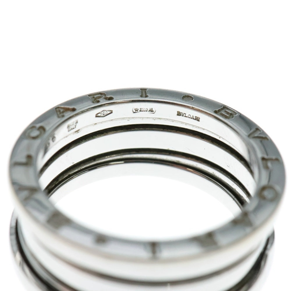 BVLGARI(ブルガリ) B-zero1 ビーゼロワン 2バンドリング 指輪 K18WG ホワイトゴールド