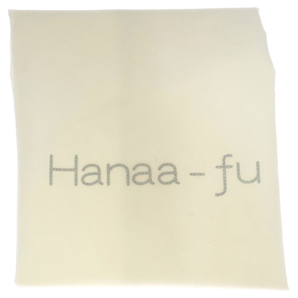 Hanaa fu(ハナアフ) バイカラー クラッチバッグ ピンク×ブラウン