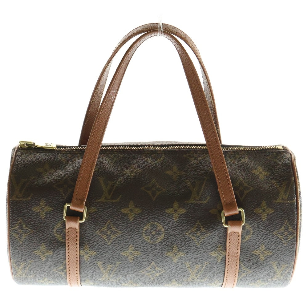 LOUIS VUITTON(ルイヴィトン) パピヨン26 モノグラム PVC レザー ハンドバッグ ゴールド金具 ブラウン M51366