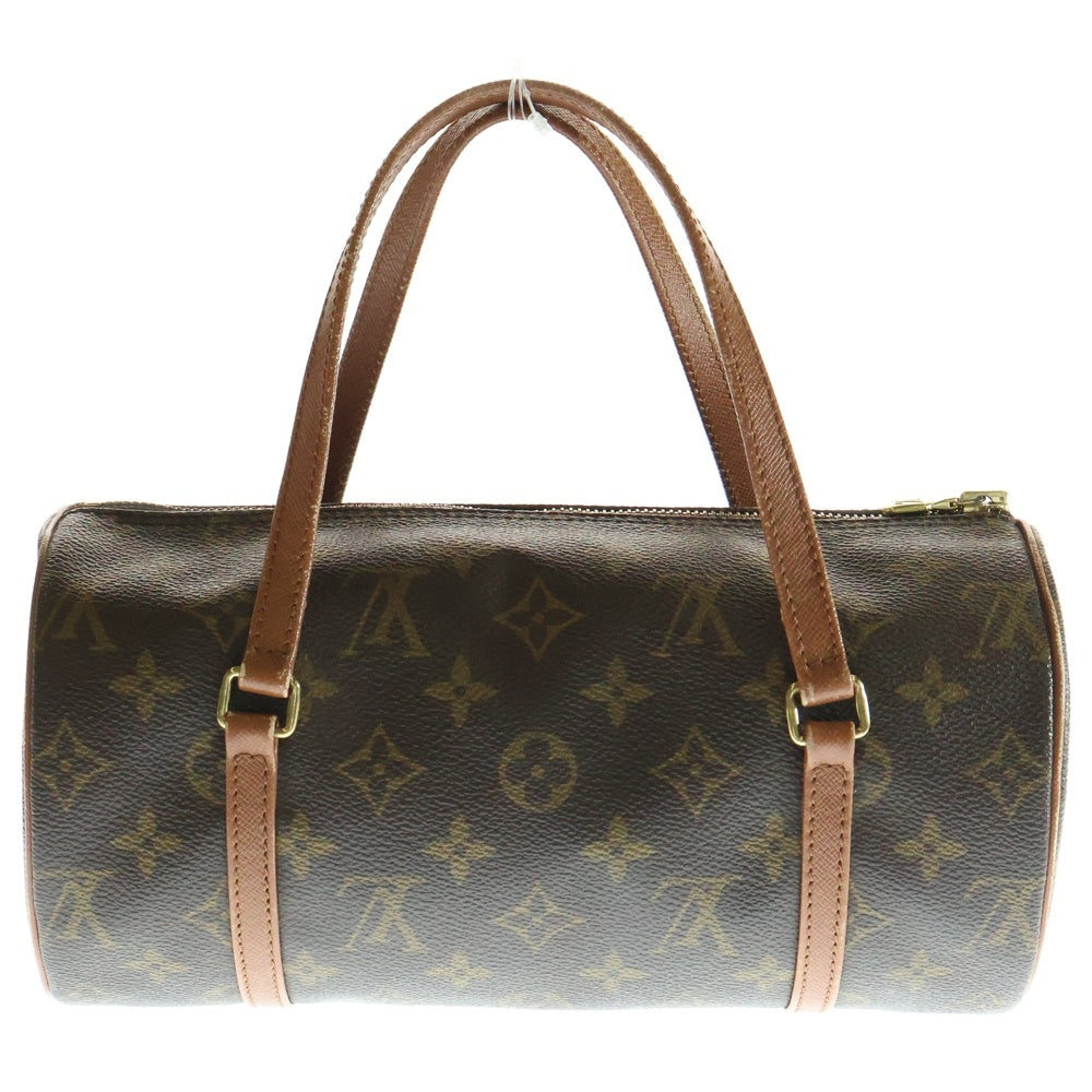 LOUIS VUITTON(ルイヴィトン) パピヨン26 モノグラム PVC レザー ハンドバッグ ゴールド金具 ブラウン M51366